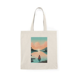 Serene draagtas - prachtig geïllustreerd met prachtige illustratie en bevestiging