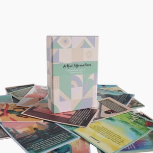 51 cartes d'affirmation illustrées - Mantras quotidiens pour l'inspiration, la méditation, le yoga et la croissance personnelle