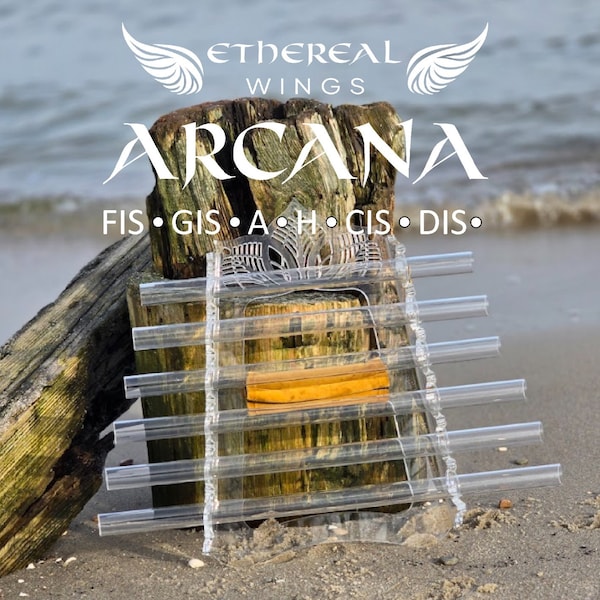 Lira de Cristal ~ Arpa de cristal ligero - Arcana Fis (F sostenido), 432 Hz ~ Alas Etéreas ~ Vibraciones curativas