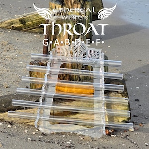 Crystal Lyre ~ Light crystal harp - Throat G, 432 Hz ~ Ethereal Wings ~ Sound bath