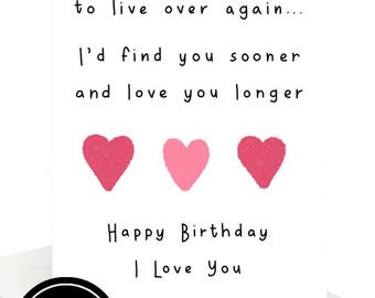 I Love You Happy Birthday Card
