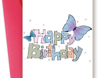Butterfly Birthday Card