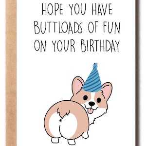 Cartão de aniversário engraçado