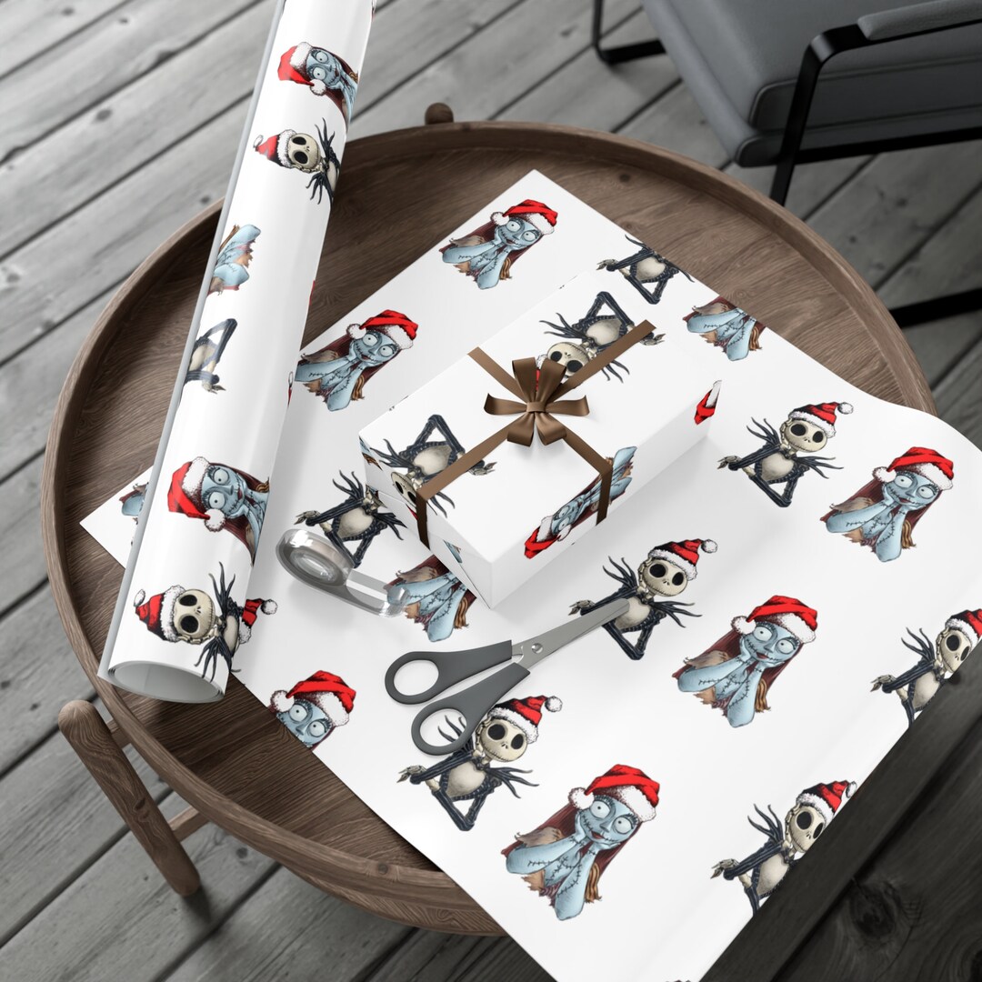 Nightmare Before Christmas Wrapping Paper Etsy