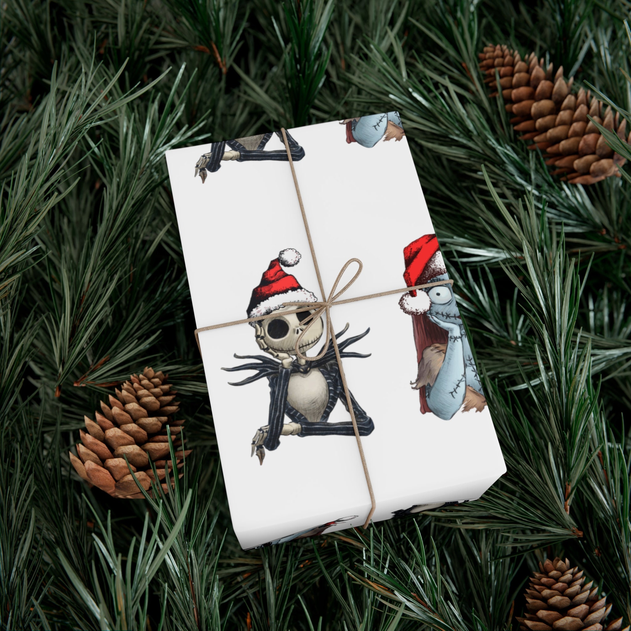 Nightmare Before Christmas Wrapping Paper Etsy