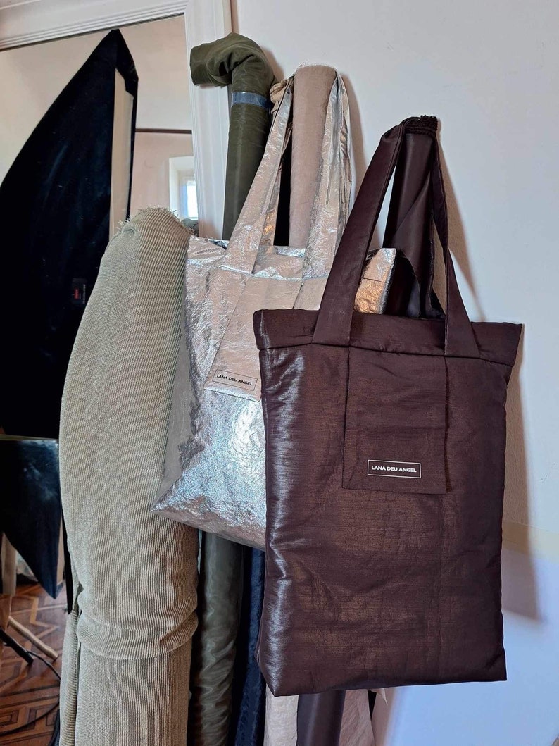 Brown Tote Bag image 5