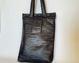 Night Blue Organza Tote Bag