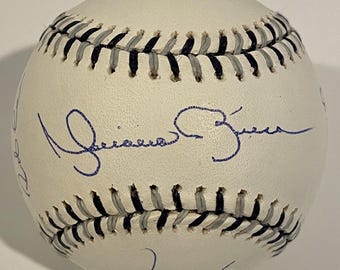 2008 New York Yankees 10x Signed Alex Rodriguez Rivera Berra MLB Baseball NO COA