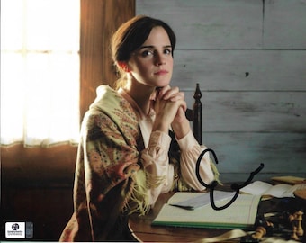 Emma Watson Harry Potter Little Women Signed 8x10 Auto Photo Global COA
