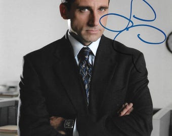 Steve Carell The Office Michael Scott Signed Authentic 8x10 Photo Global COA