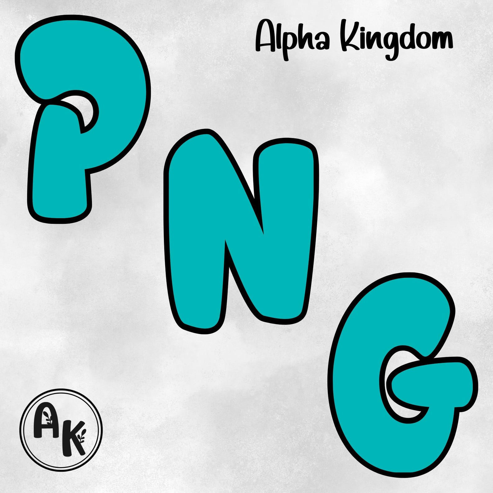 PNG Letters, Dear Darling, 5 Different Colors, Cool Mix, Uppercase A-Z ...
