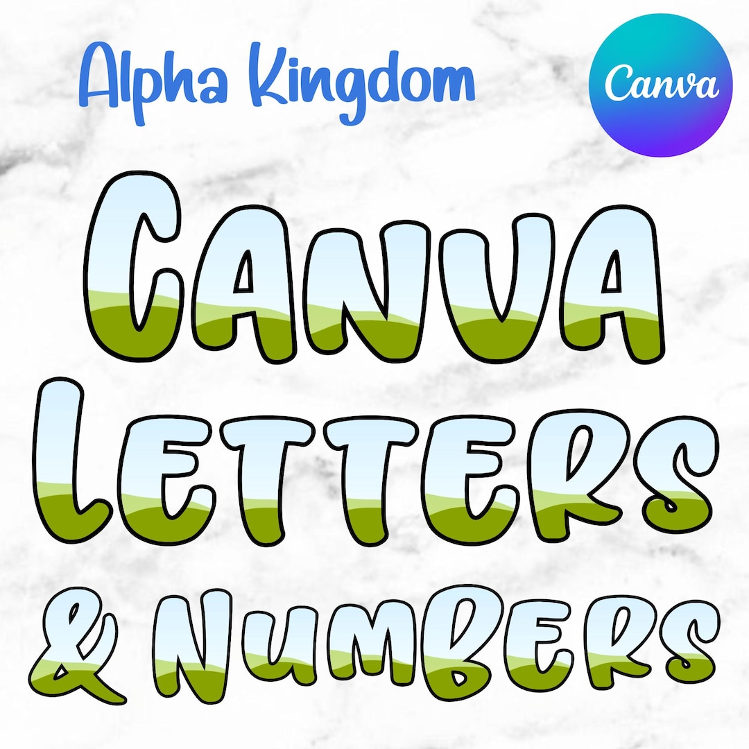 Canva Frame Letters, Drag and Drop Template, Mighty Letters, Alphabet A ...