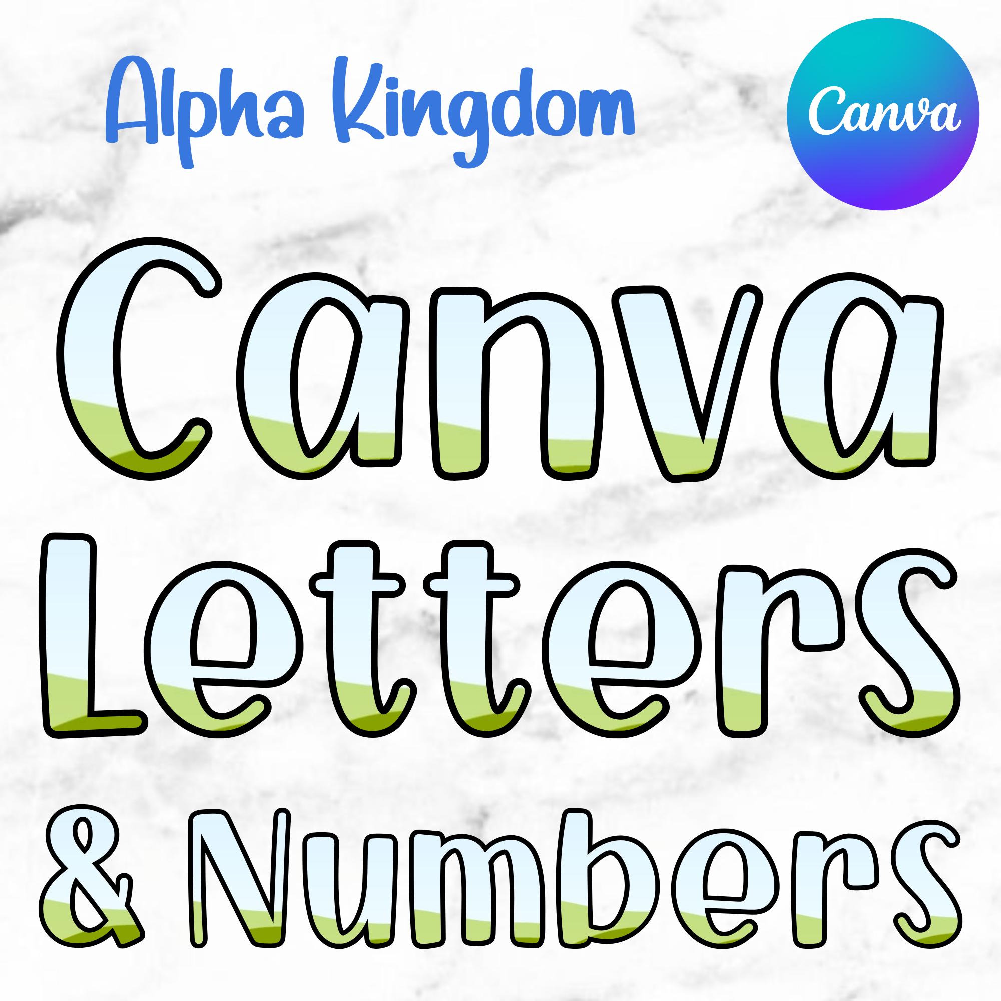 Canva Frame Letters, Drag & Drop Template, Powdered Sugar Letters ...