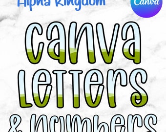 Canva Frame Letters, Drag and Drop Template, Rain Days Letters, Alphabet A-Z, Numbers 0-9, Bonus Characters, Fill Your Own