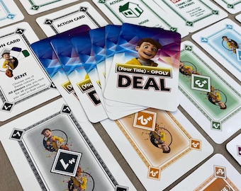 Custom Deal-kaartspel: gepersonaliseerd kaartspel, aangepaste speelkaarten