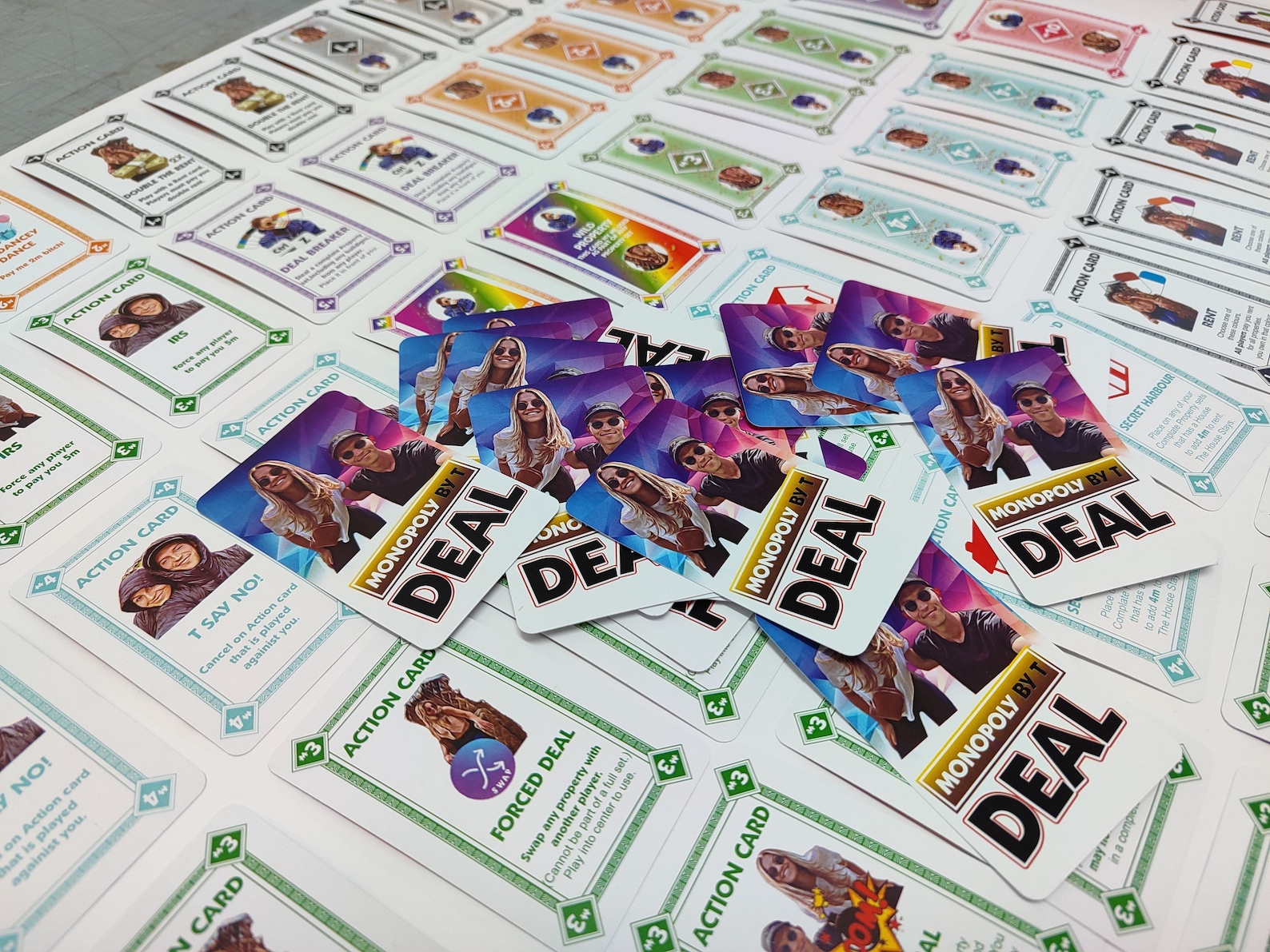 Custom Deal Card Game: Personalized Deck, Custom Playing Cards - Etsy