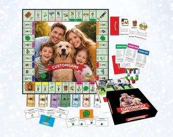 Custom Monopoly Game, Personalized Board Game, Custom Night Gift, Custom Board Game, Mother's Day Gift, Personalized Gift