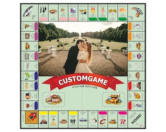 Custom Board Game, Personalized Family Game Night, Anniversary Gift