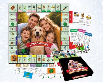 Custom Monopoly Game, Personalized Monopoly Board, Custom Board Game, Personalized Gift, BlackFriday, Halloween, Christmas Gift