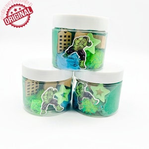 Playdough Jar, Playdough Jars, Playdough Sensory Kit, Playdough Kit, Party favor, inspired theme superhero