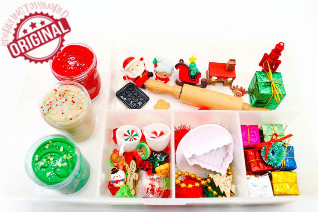 Christmas Playdough Kit Home Sweet Christmas Play Dough Kit Etsy