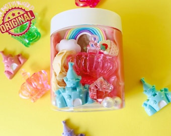 Princess Playdough Jar, Playdough Jars, Playdough Sensory Kit, Playdough Kit, Princess party favor, Princess theme