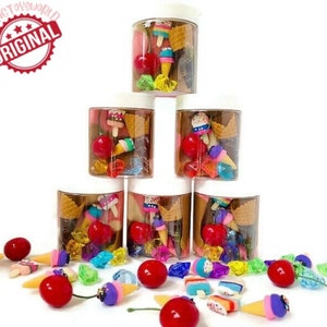 Ice cream Play Dough Jar, Playdough Jars, Play Dough Sensory Kit, Playdough Kit, Party favor, Play Dough kit, class gift