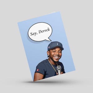 Kendrick Lamar Geburtstagskarte, personalisierte Geburtstagskarte, Sagen Sie Drake |  Geburtstagskarte zum Ausdrucken, Birthday Vibes