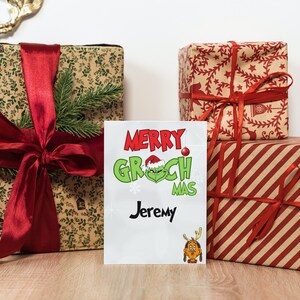Grinchmas Editable Printable Christmas Card, Grinch Christmas Printable ...