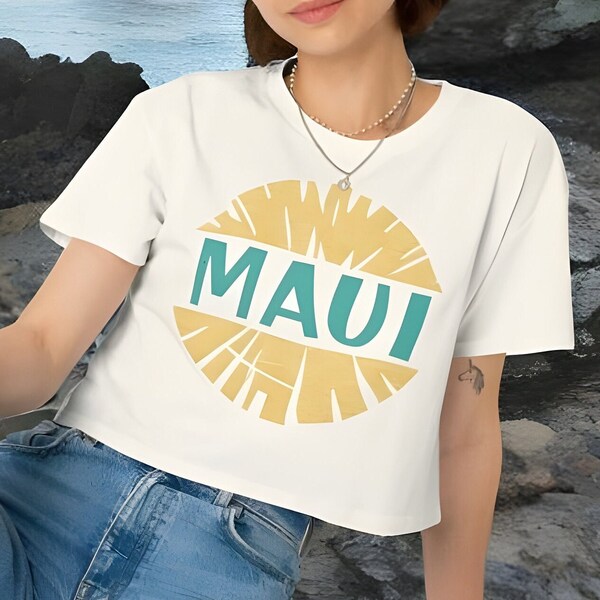 Maui Crop Top, Cute Croptops, Hawaii State Shirt, Aloha State, Chasing Sunset Shirt, Sunshine Shirt, Hawaii Family Vacation, Lahaina Support