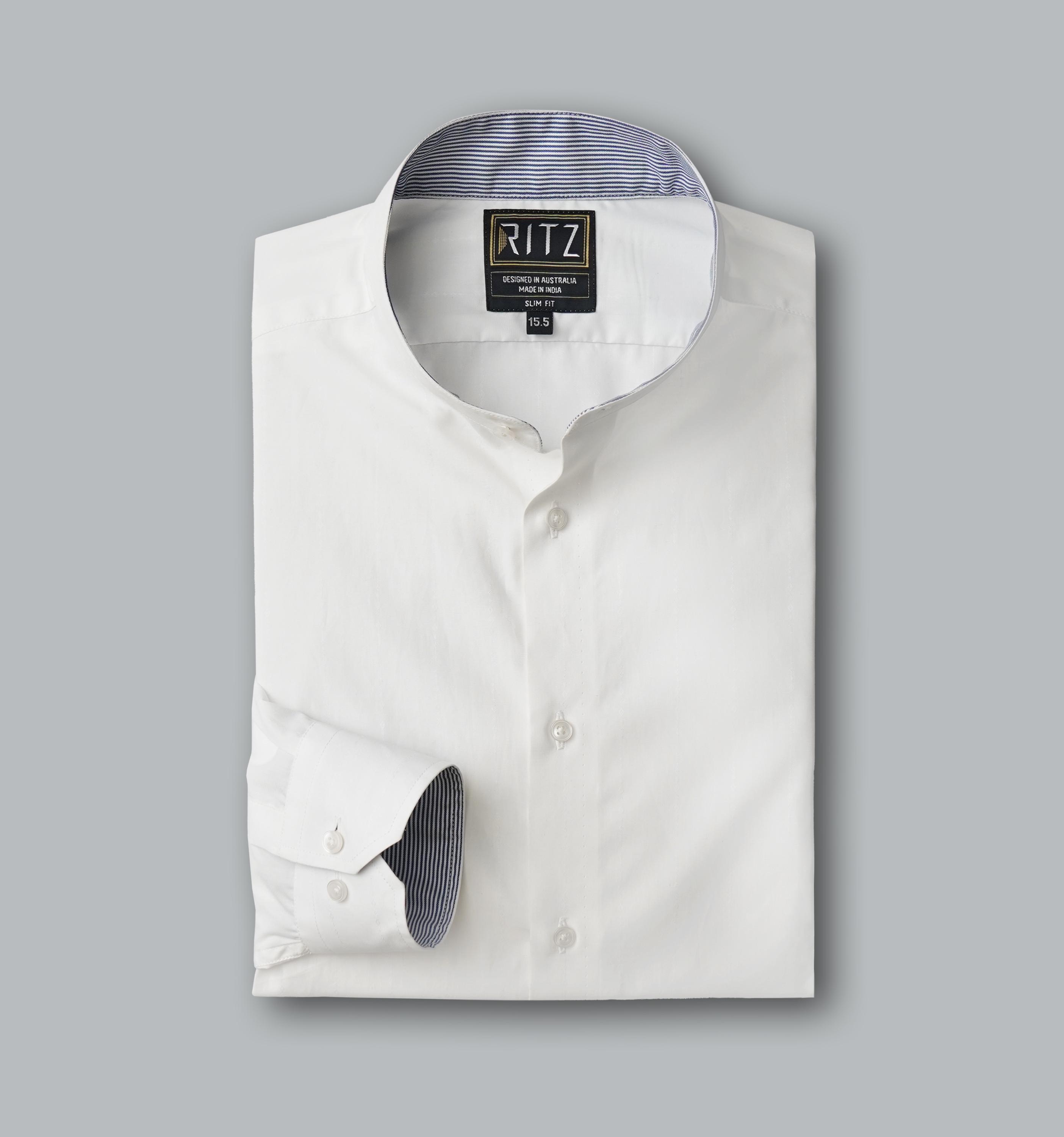 diamond weave dress shirt Natural Stretch White Diamond Weave Custom Dress Shirt