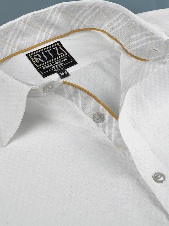 slim fit dress slacks Gold Label French Cuff Shirt – Ganton main image 0