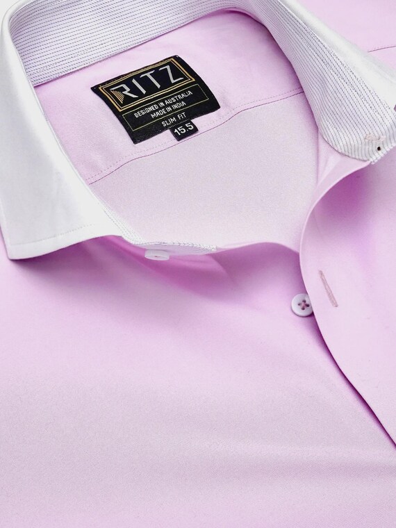 Men's Bamboo Fiber Dress Shirt: Non-iron Stretch, Slim Fit - Etsy