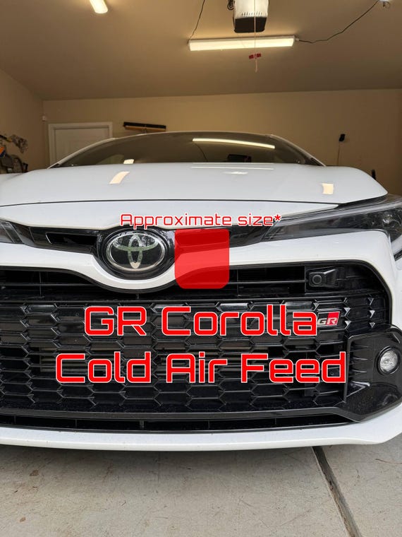 GR Corolla Front Bumper Duct - Cold Air Feed