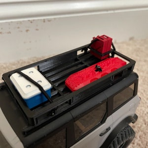 Axial SCX24 Bronco Roof Rack with Scale Accessories - Customizable