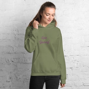 Bluza z kapturem unisex Love Yourself