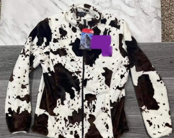 Kids Cowprint Boutique Jackets Clothing Fashion|Plush Coat|Brand New|winter|fuzzy|fleece|black|white|kids