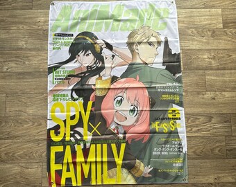Spy Anime Flag, Anime Gift, Anime Handmade Tapestry, Premium Quality, Unique gift for valentine, gifts ideas.