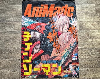 Anime Tapestry Flag, Polyester Wall Art, 140x100cm Room Decor