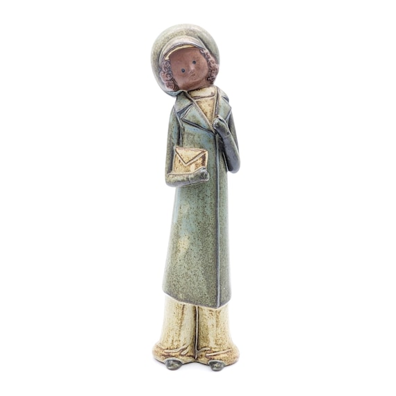 Vintage UCTCI Japan Figurine: Mid-century Ceramic Girl Statue - Etsy