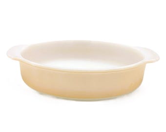 Vintage Fire King Casserole | Copper-Tint Lustre 450 8" | Retro Ovenware Pan/baking/casserole - Anchor Hocking