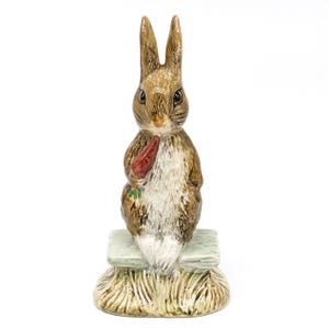 Beatrix Potter Fierce Bad Rabbit Figurine | Beswick England Porcelain | Vintage English Home Decor | Easter Collectible Gift Bunny Miniature