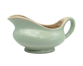 Vintage English WRCC Pottery Gravy Sauce Boat | Mid-Century Minimalist Stoneware Tableware by Hartrox | Gravy Sauce Dish and Home Decor