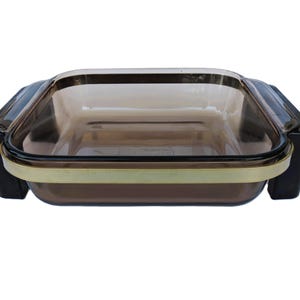 Pyrex Amber Baking Dish 222r With Stand Cradle | Corning Baking Pan Brown Pyrex With Pedestal | Vintage  Pyrex Rare Find