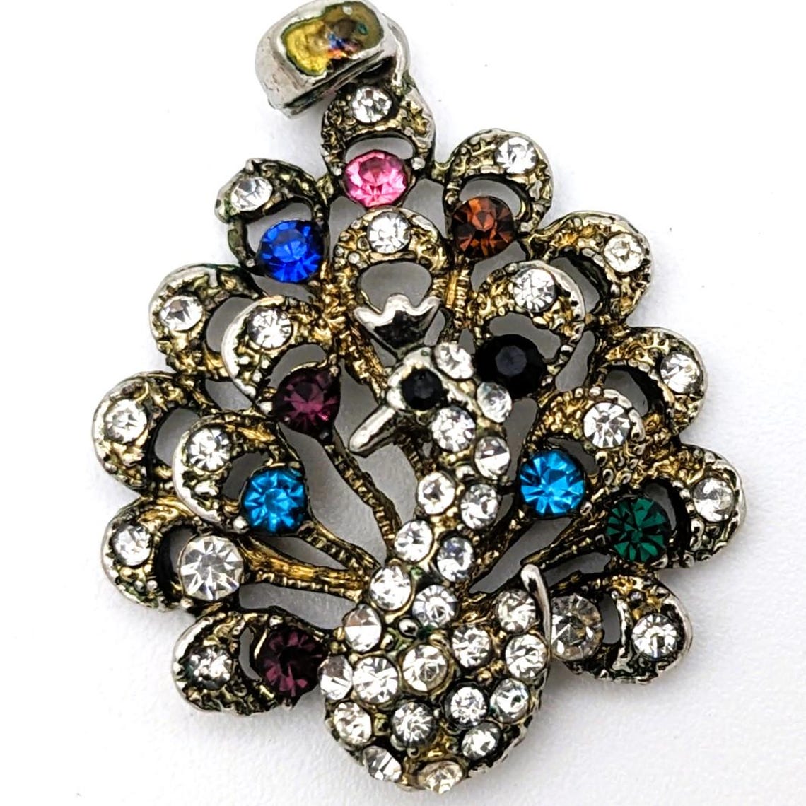 vintage-peacock-pendant-with-multicolored-rhinestones-gold-and-silver