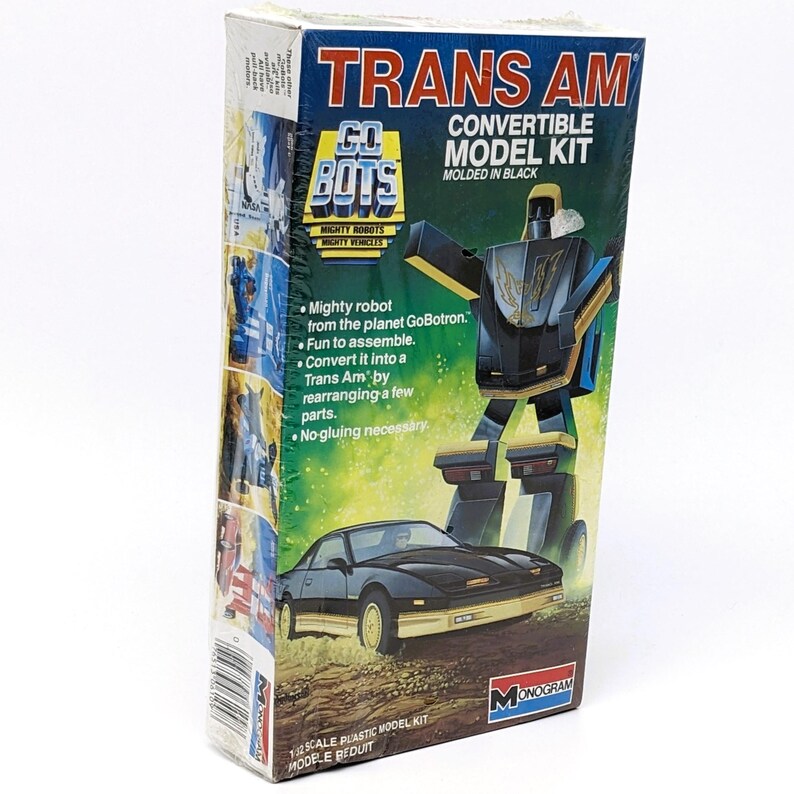 Vintage 1985 Go Bots Trans Am Convertible Model Kit - Sealed - Etsy