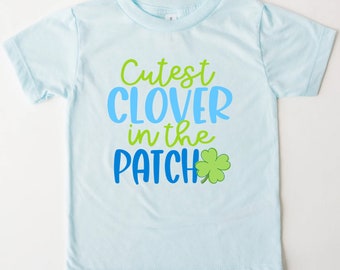 Personalized St. Patrick's Day Boys Tee: Cutest Clover