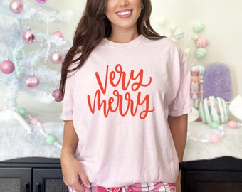 Very Merry Comfort Colors T-Shirt