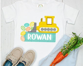 Personalized Easter Truck Shirt: Boutique Toddler Boys Spring Tee