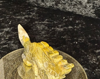 オーシャンジャスパーフレーム、見事な彫刻、新品、4.25インチ、ギフト